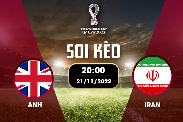 Soi kèo bóng đá W88.ws – Anh vs Iran, 21/11/2022– Giải World Cup