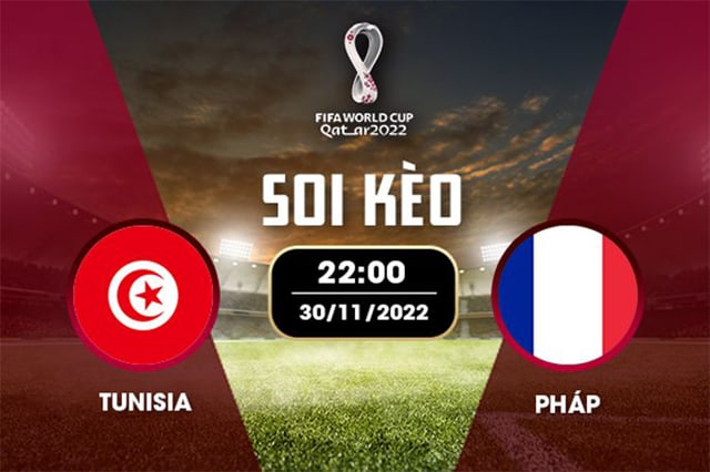 Soi kèo bóng đá W88.ws – Tunisia vs Pháp, 30/11/2022– Giải World Cup