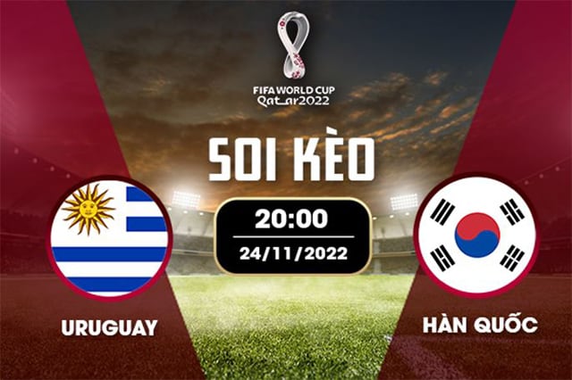 Soi keo bong da W88.ws – Uruguay vs Han Quoc, 24/11/2022– Giai World Cup