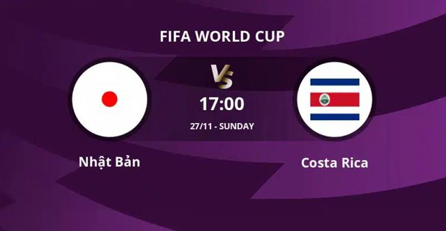 Soi keo bong W88.ws – Nhat vs Costa Rica, 27/11/2022– Giai World Cup